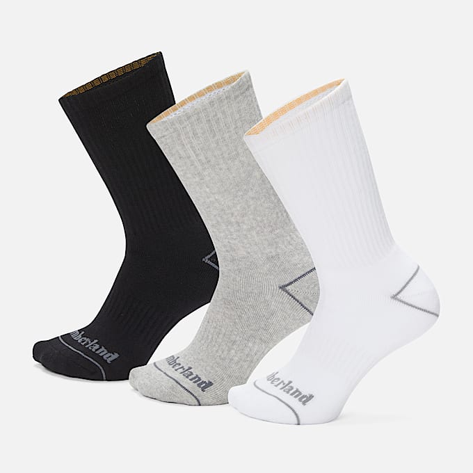 All Gender Bowden Crew Socken im 3er-Pack in Mehrfarbig - 1