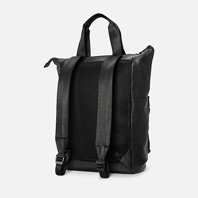 Sac à dos en cuir Tuckerman en Noir