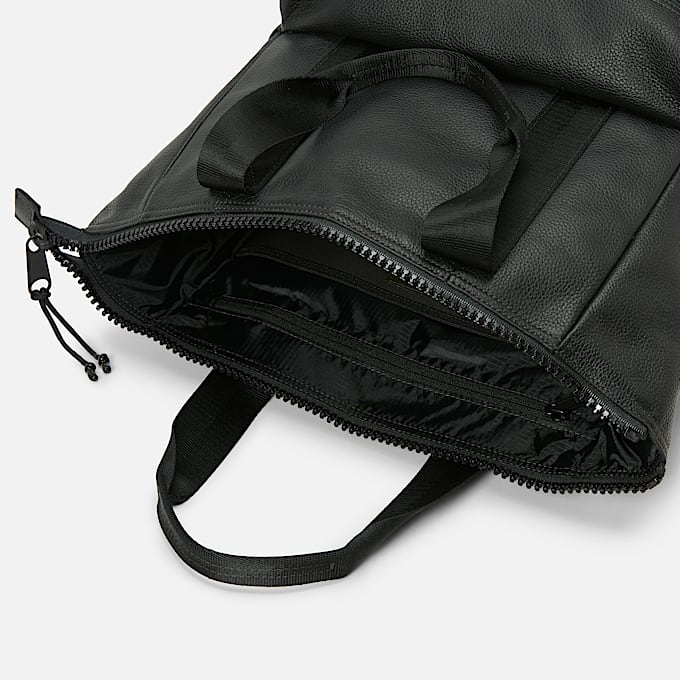 Sac à dos en cuir Tuckerman en Noir