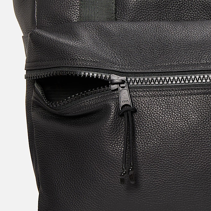 Sac à dos en cuir Tuckerman en Noir