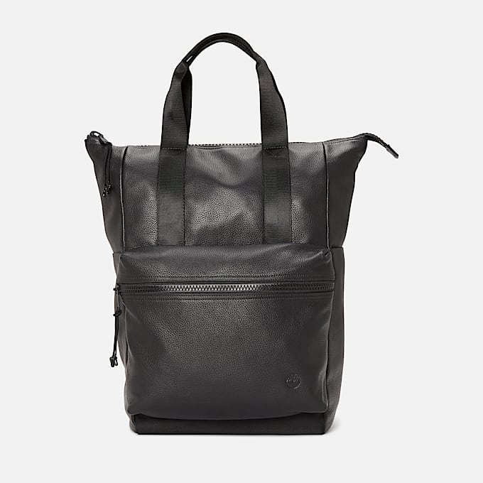 Tuckerman Lederrucksack in Schwarz - 1