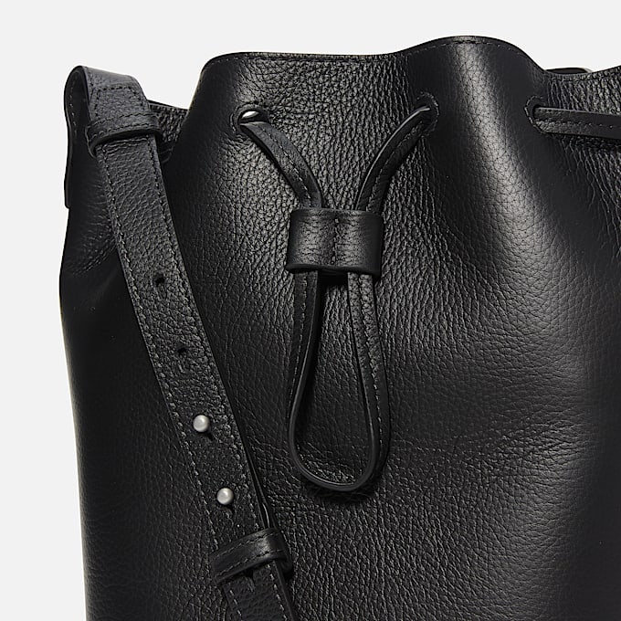 Borsa a Secchiello in Pelle Tuckerman da Donna in colore nero
