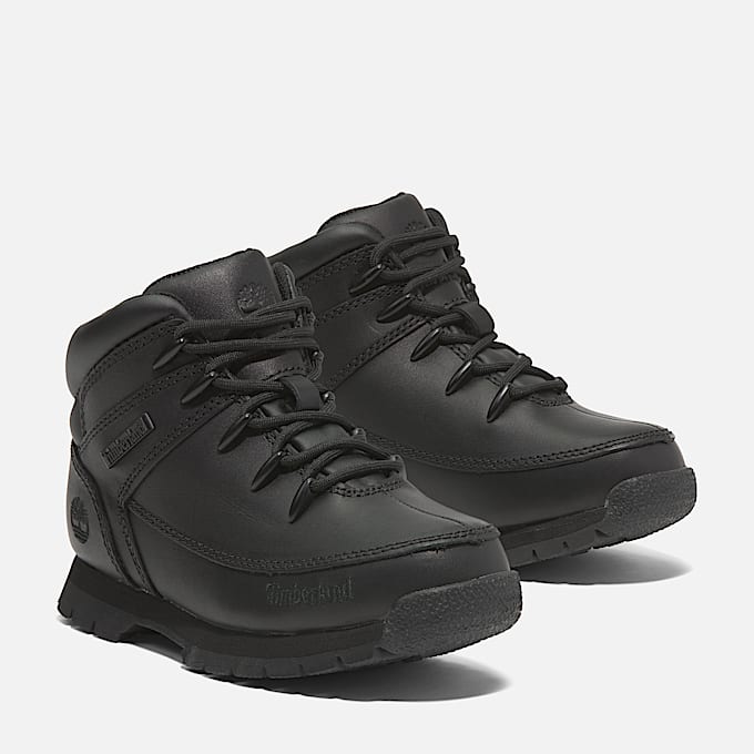 Botas Euro Sprint para niños (de 30,5 a 35) en negro