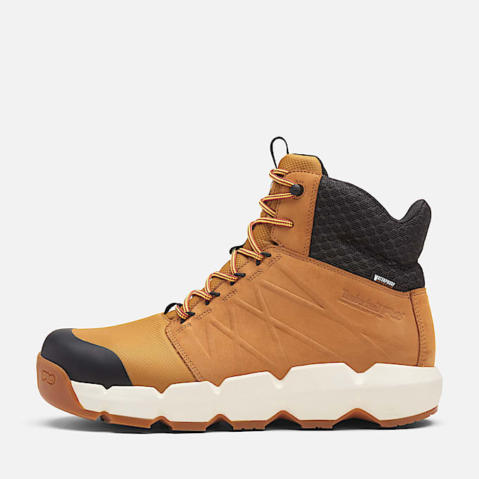 Timberland PRO® Morphix 6" Waterproof Composite Toe Work Boot for Men in Dark Yellow