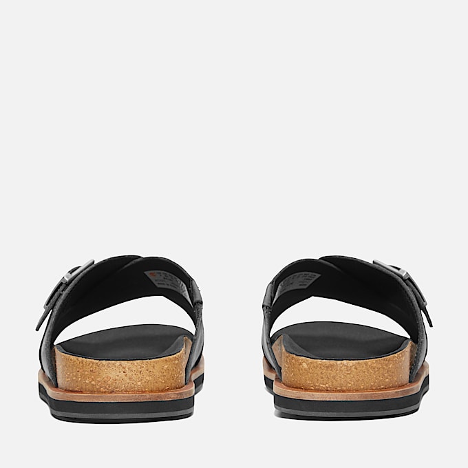 Amalfi Vibes Slide Sandale für Herren in Schwarz