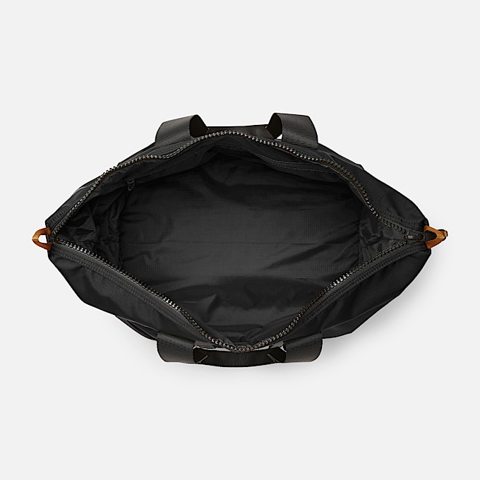 Reisetasche aus Nylon in Schwarz