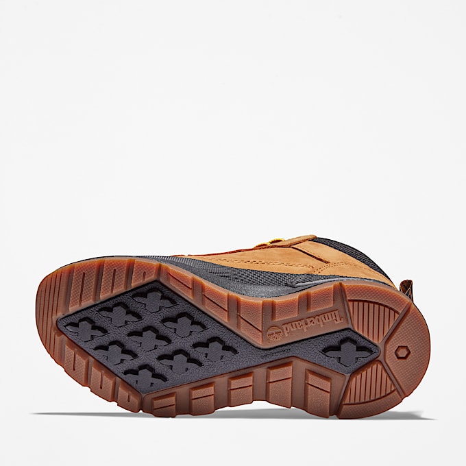 Halbhoher Field Trekker Sneaker für Kinder in Gelb