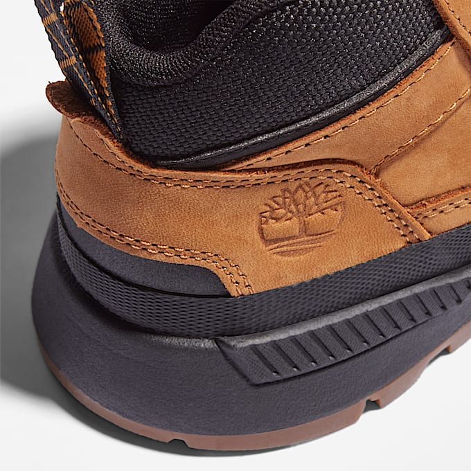 Halbhoher Field Trekker Sneaker für Kinder in Gelb