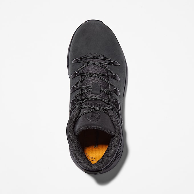Halbhoher Sprint Trekker Sneaker für Kinder in Schwarz