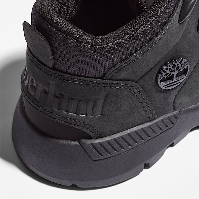 Halbhoher Sprint Trekker Sneaker für Kinder in Schwarz