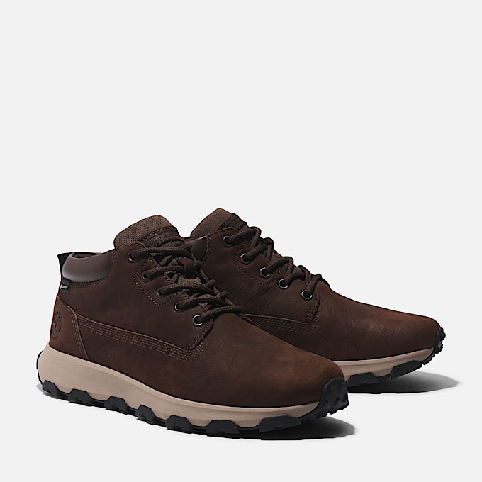 Winsor Park Mid GORE-TEX Trainer for Men in Dark Brown