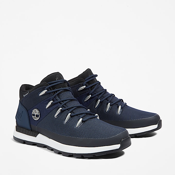 Baskets imperméables Sprint Trekker pour homme en bleu foncé