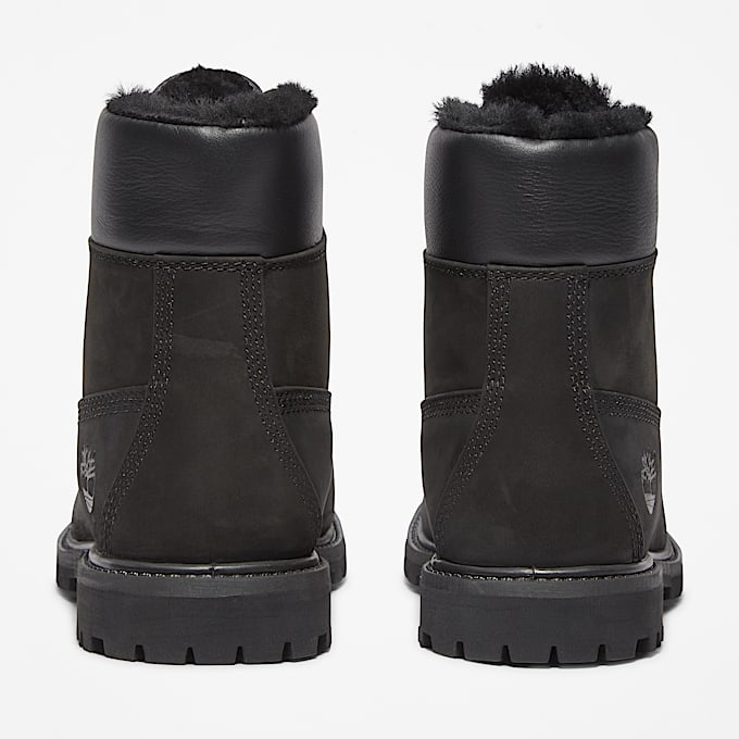 Wasserdichter Timberland® Premium 6-Inch Boot mit warmem Futter für Damen in Schwarz