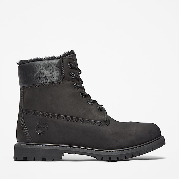 Wasserdichter Timberland® Premium 6-Inch Boot mit warmem Futter für Damen in Schwarz - 1