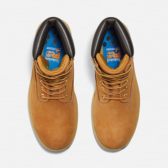 Bottine de travail imperméable Timberland PRO® emblématique à embout en alliage pour homme en jaune