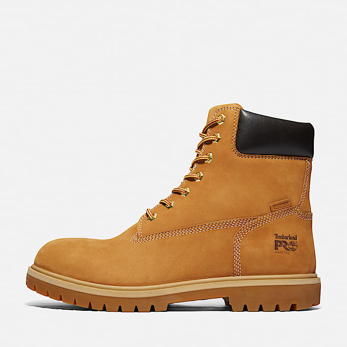Bottine de travail imperméable Timberland PRO® emblématique à embout en alliage pour homme en jaune