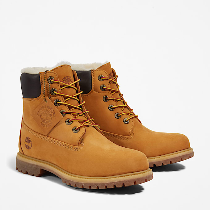 6-inch Boot imperméable à doublure chaude Timberland® Premium pour femme en jaune