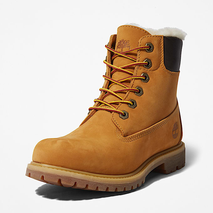 6-inch Boot imperméable à doublure chaude Timberland® Premium pour femme en jaune