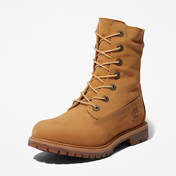 Stivale Impermeabile Foderato Roll-Top Timberland® da Donna in giallo