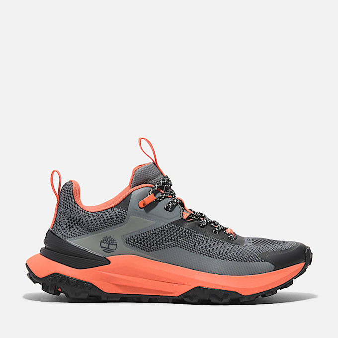 Motion Access Low Lace-up Trainer for Men in Grey/Orange - 1