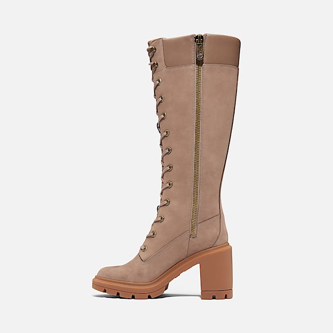 Bota com Atacadores Allington Heights 14 Inch para Mulher em bege