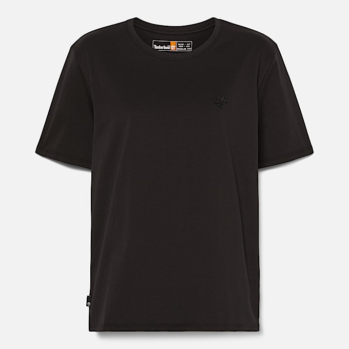 Dunstan Kurzarm-T-Shirt für Damen in Schwarz