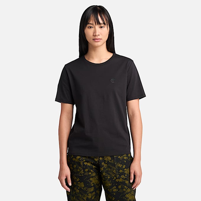 T-shirt Dunstan da Donna in colore nero - 1