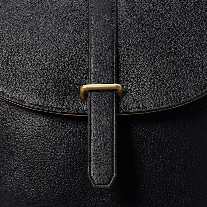 Tuckerman Lederrucksack für Damen in Schwarz