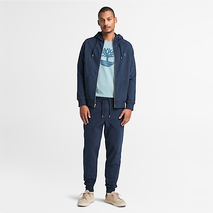 T-shirt Kennebec River Tree Logo para Homem em Azul