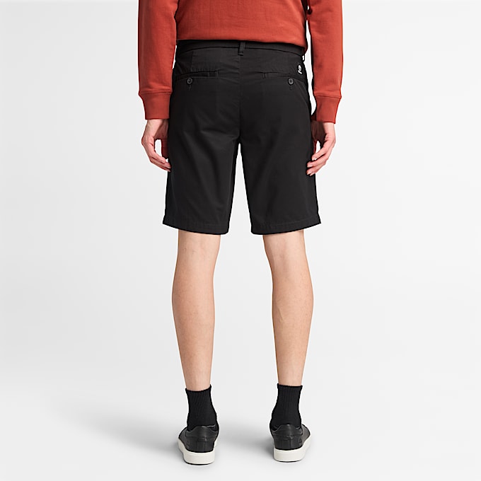 Claremont Chinoshorts aus Twill für Herren in Schwarz