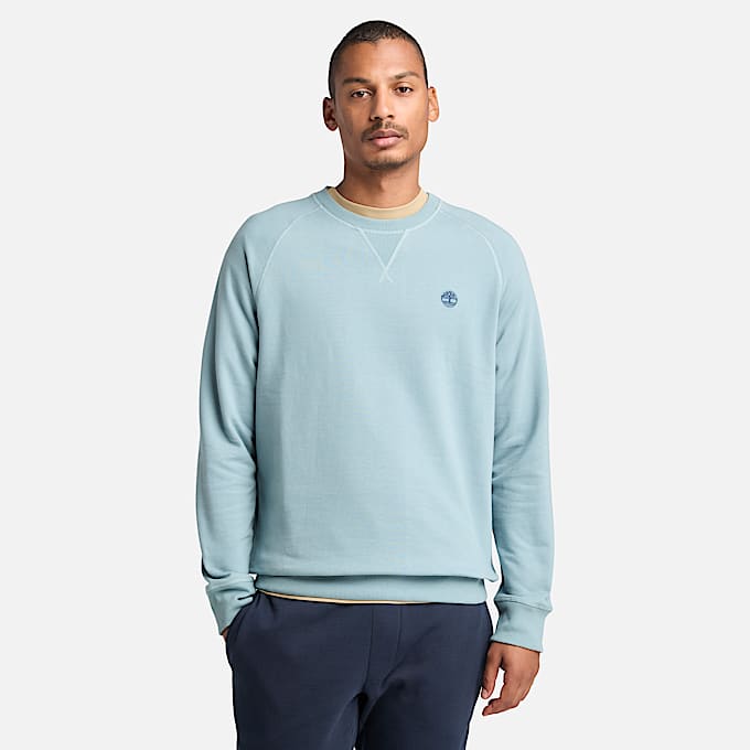 Exeter River Loopback Crewneck Sweatshirt for Men in Blue - 1