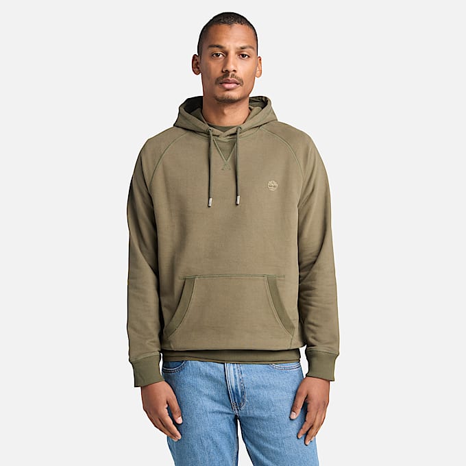 Exeter River Loopback Hoodie for Men in Green - 1
