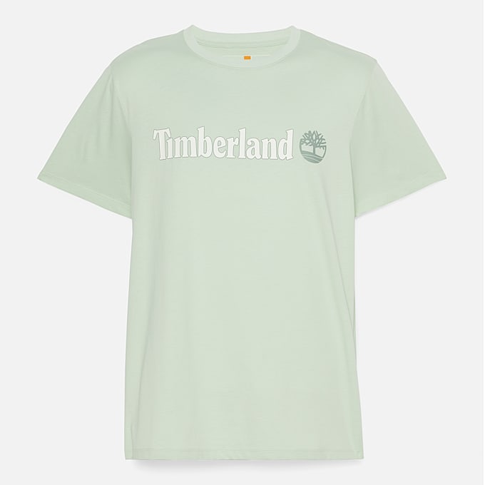 Kennebec River Linear Logo-T-Shirt für Herren in Grün