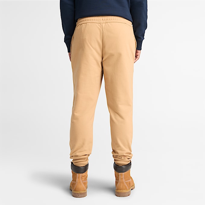 Pantalon de survêtement à envers bouclé Exeter River pour homme en jaune