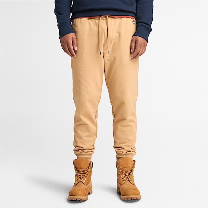 Exeter River Loopback Joggers for Men in Yellow - 1