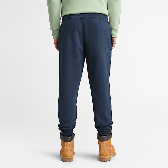 Pantalon de survêtement à envers bouclé Exeter River pour homme en bleu foncé