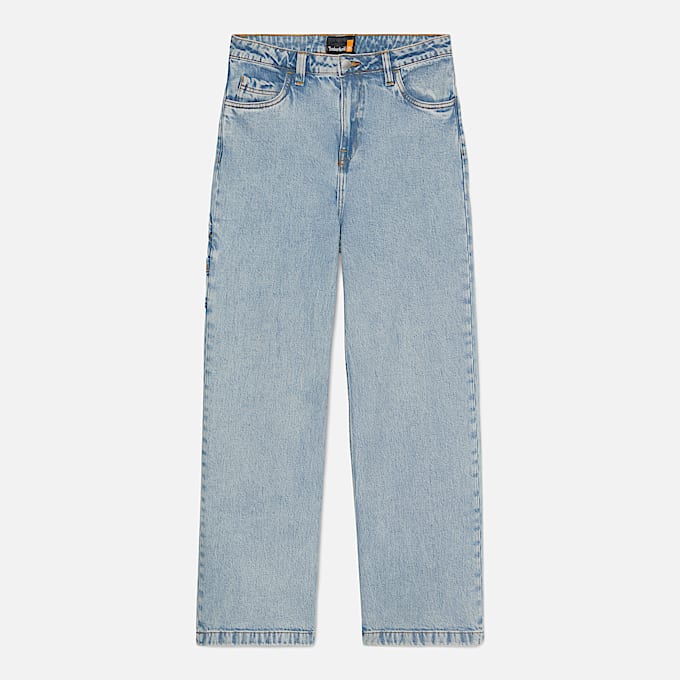 Denim Carpenter Trouser for Women in Light Blue - 1