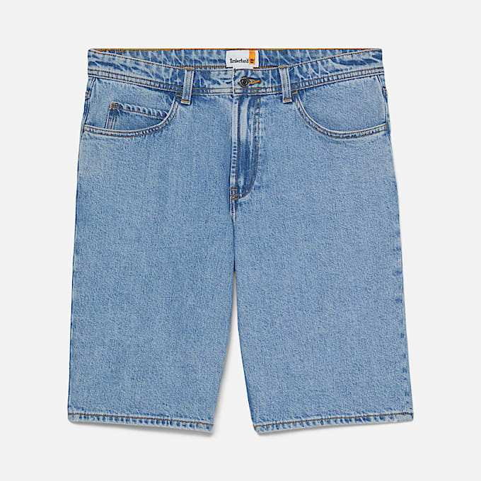Denim Shorts for Men in Light Blue - 1