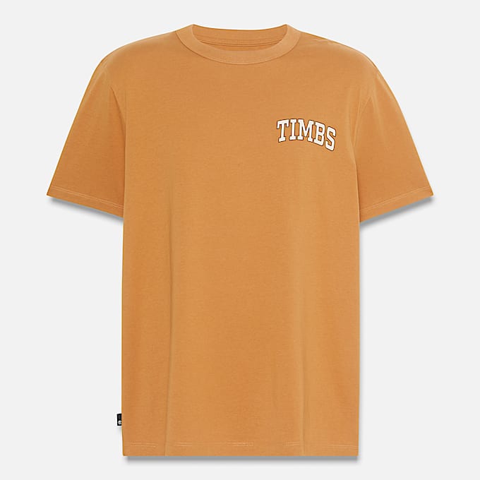 TIMBS Graphic T-Shirt for Men in Dark Yellow