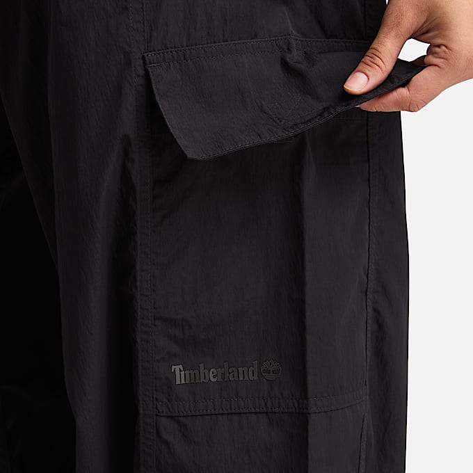 Parachute Trousers for Women in Black