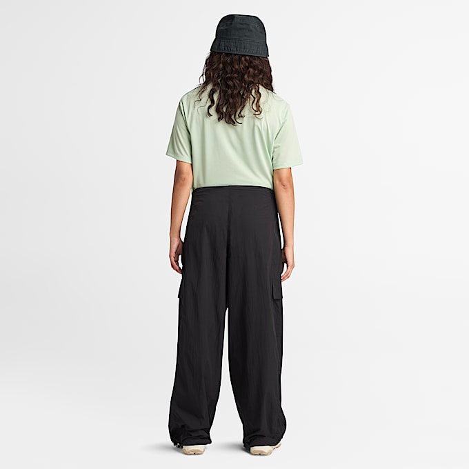 Parachute Trousers for Women in Black