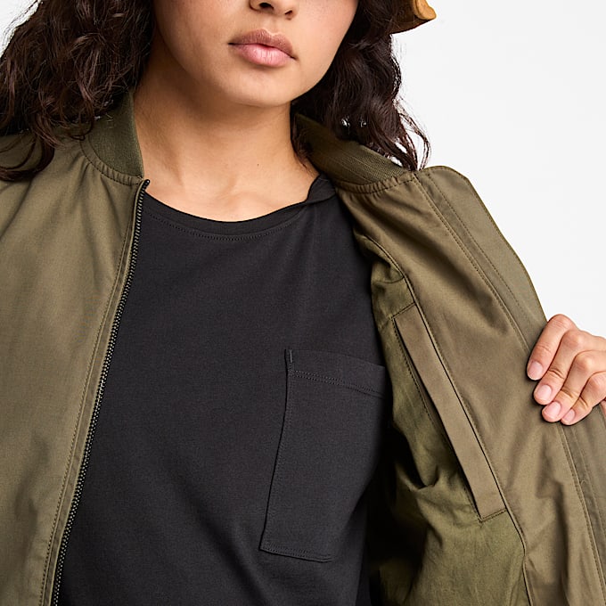 Utility Bomber for Women in Green