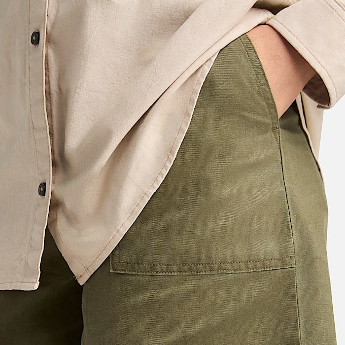 Bermuda in Lino da Donna in verde