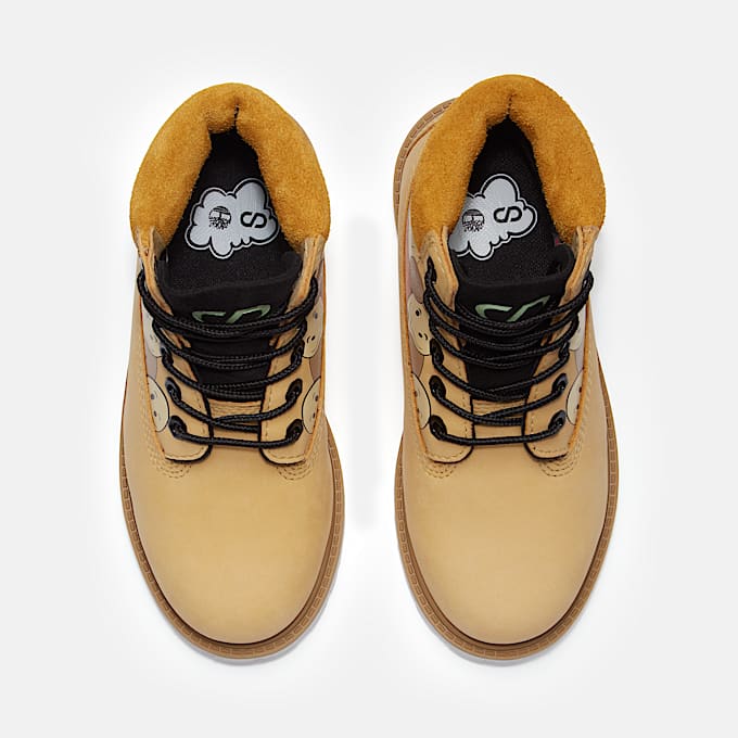 6-Inch Boot imperméable Timberland® Premium pour enfant en jaune