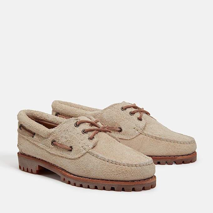 Noreen Boat Shoe for Women in Beige