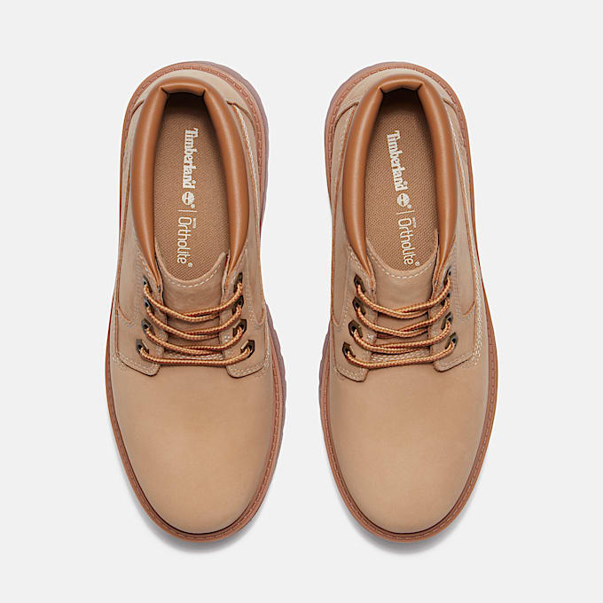 Chukka con Plateau Impermeabile Stone Street da Donna in beige