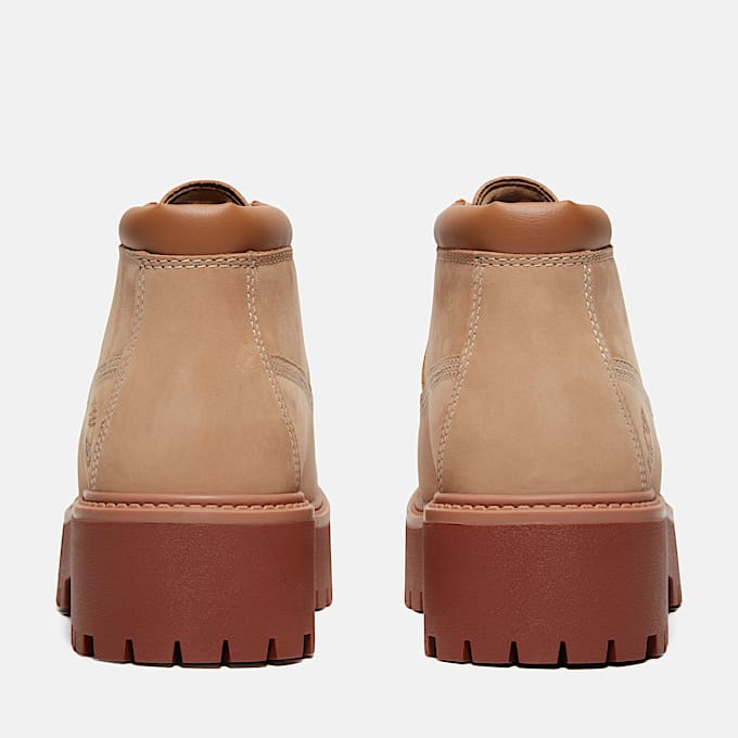 Chukka con Plateau Impermeabile Stone Street da Donna in beige