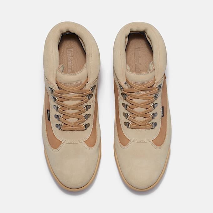 Halbhoher Field Boot zum Schnüren für Herren in Beige