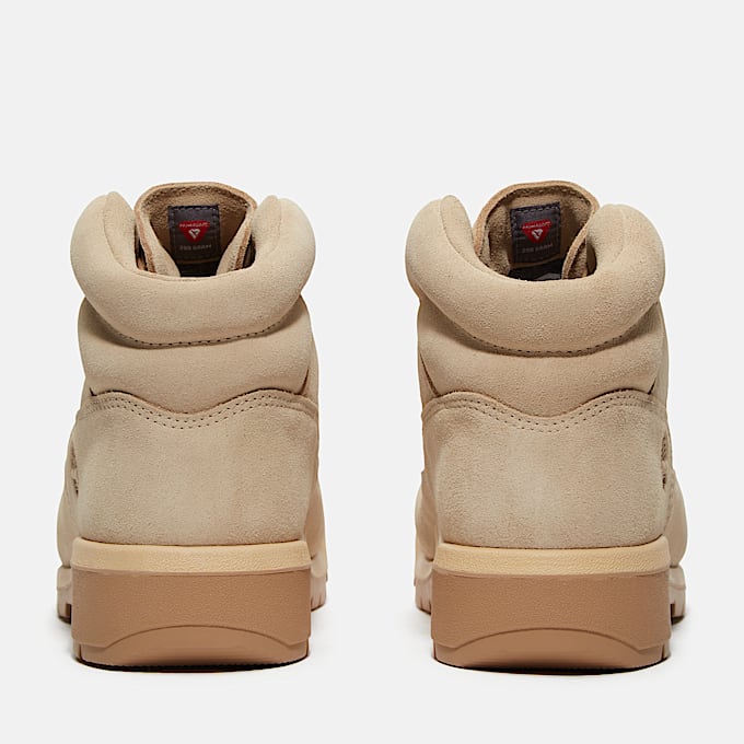 Halbhoher Field Boot zum Schnüren für Herren in Beige