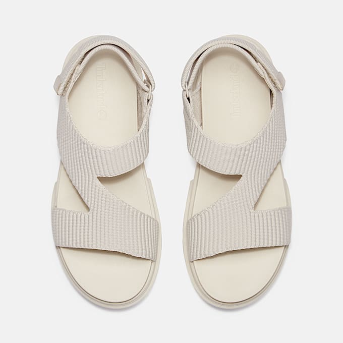 Greyfield Sandale mit Fersenriemen für Damen in Weiß